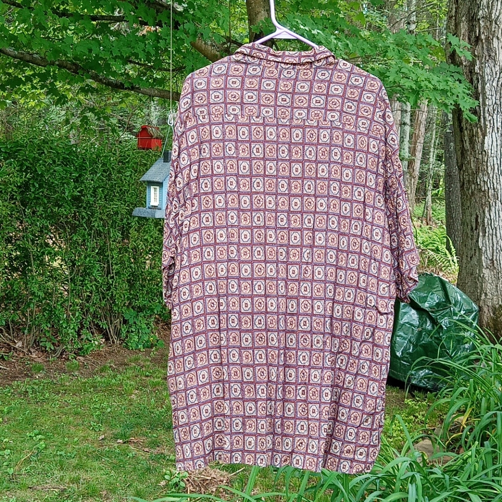 VINTAGE EXCETERA MEN'S XXL SHORT SLEEVED CASUAL DRESS SHIRT/ EXCELLENT C… - Picture 6 of 17
